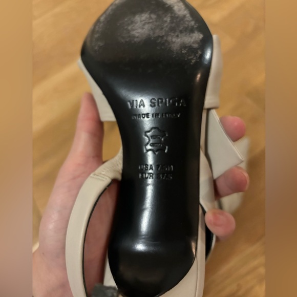 Via Spiga leather upper slingback heel with knot detail - Picture 6 of 6